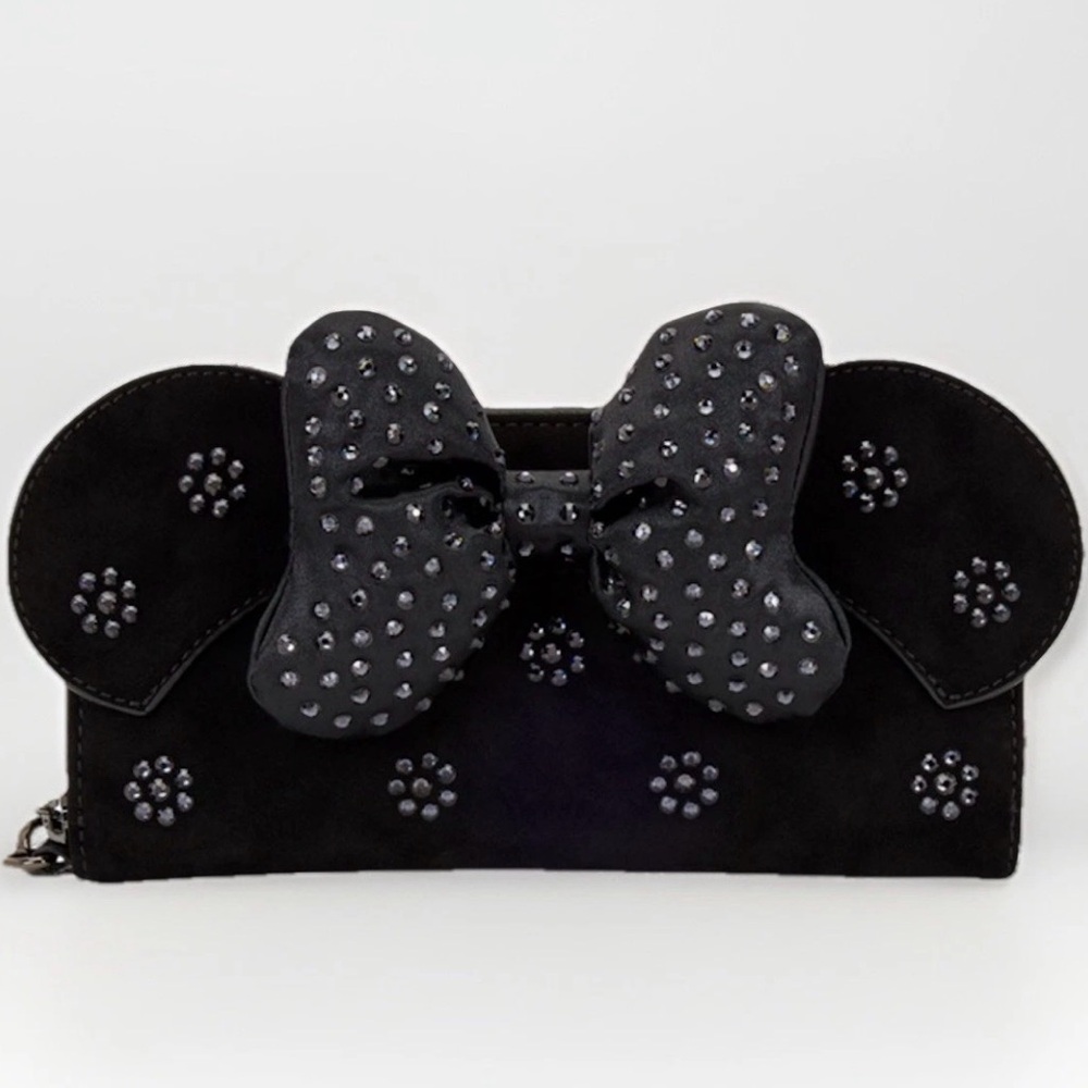 Minnie Mouse Swarovski Wallet Limited To 300 Disney Crystals Wristlet 8x4 NEW